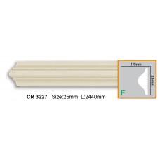 Декоративный молдинг из полиуретана CR 3227 (2.44м)*